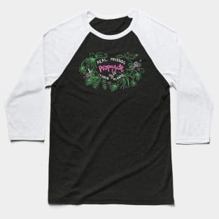 'Real Friends Propagate' Illustrated Tee Baseball T-Shirt